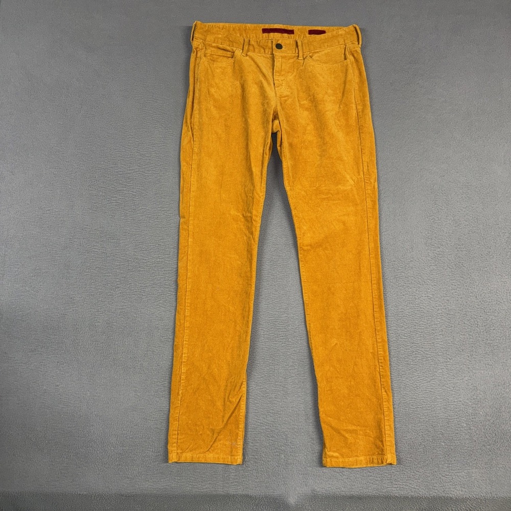 Banana Republic Pants Womens 8 Yellow Brown Skinny Corduroy Limited Edition